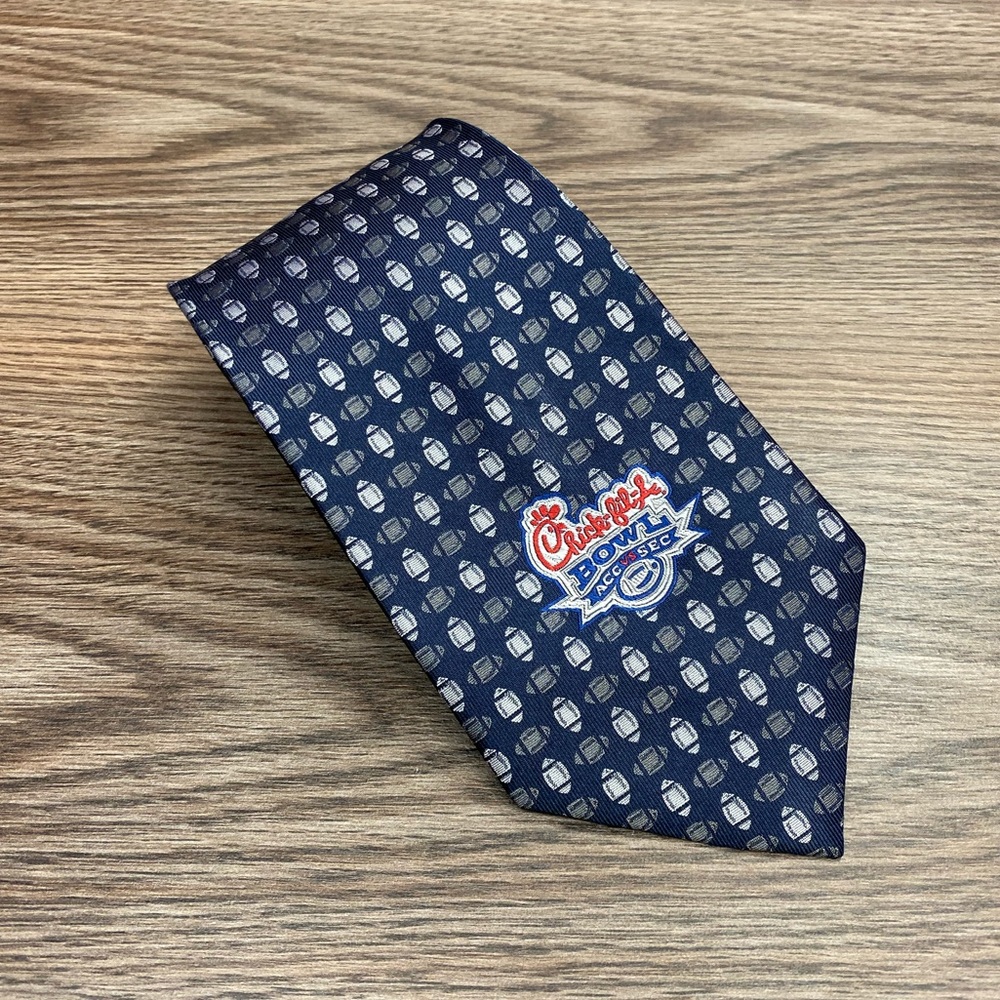 Chick-fil-A Team Style ACC SEC Bowl Football Tie
